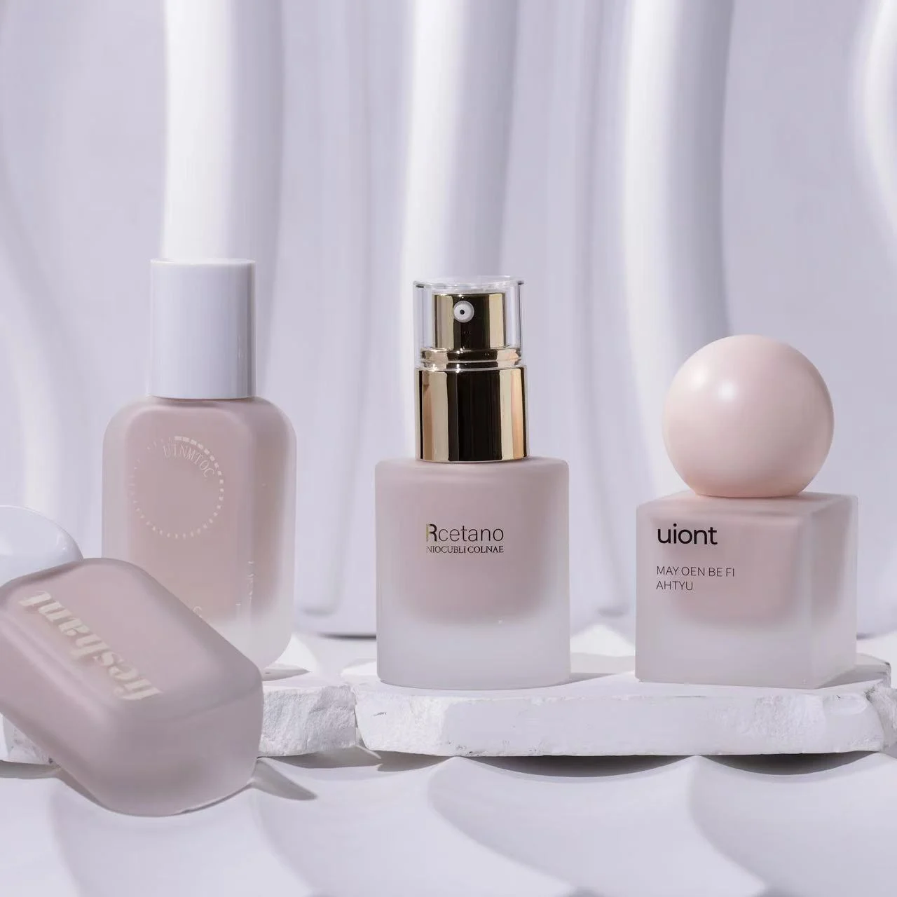 Glass Foundation Bottles