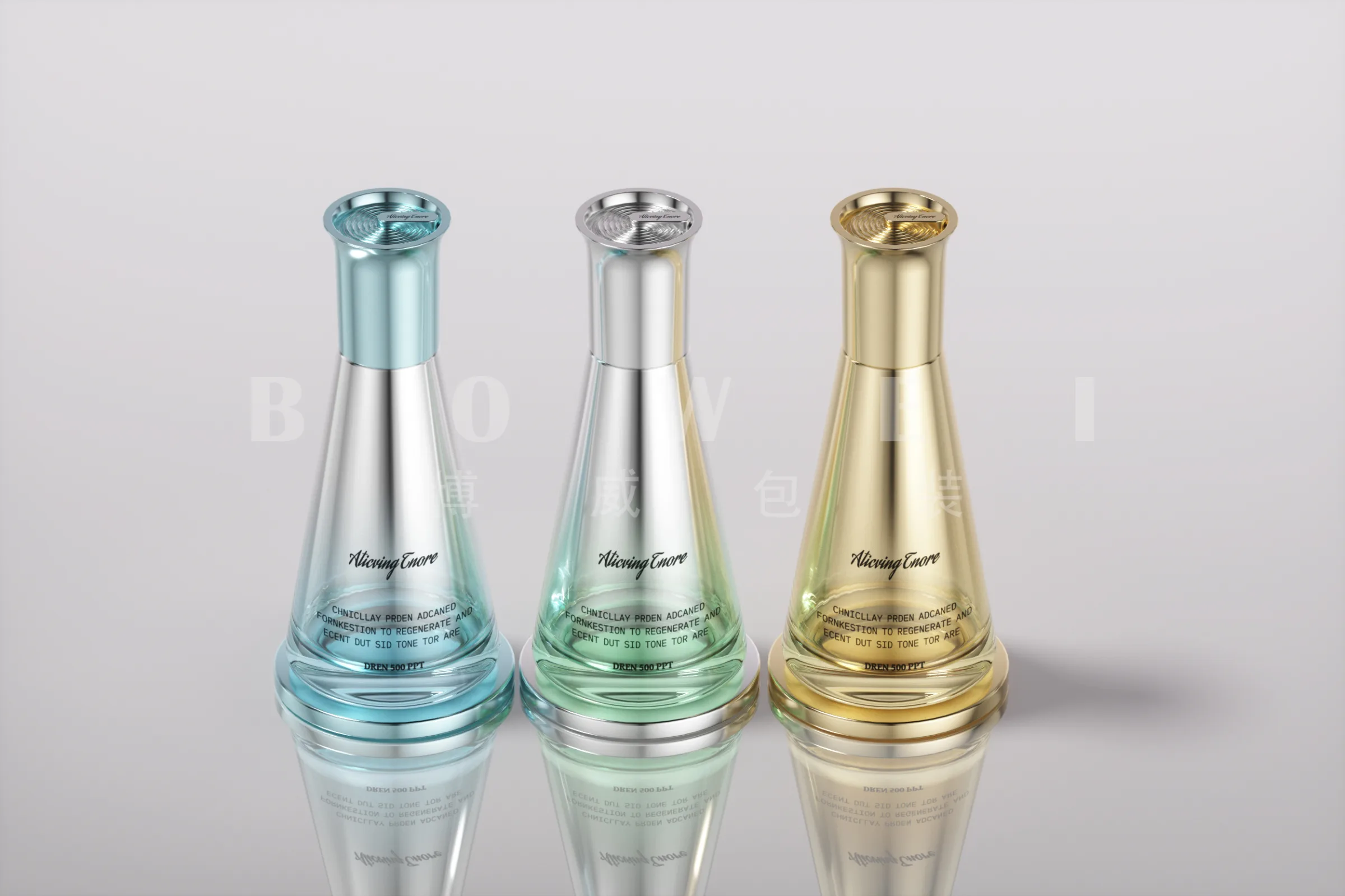 Glass Bottle Set-- BW076 - Product Details 4