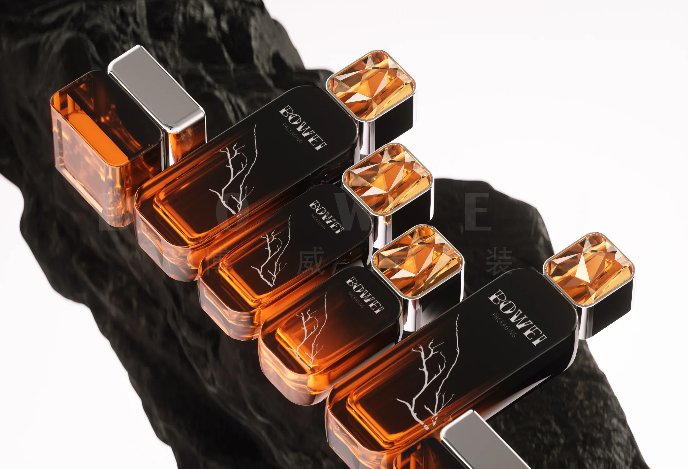 Glass Bottle Set-- BW097 - Product Details 3