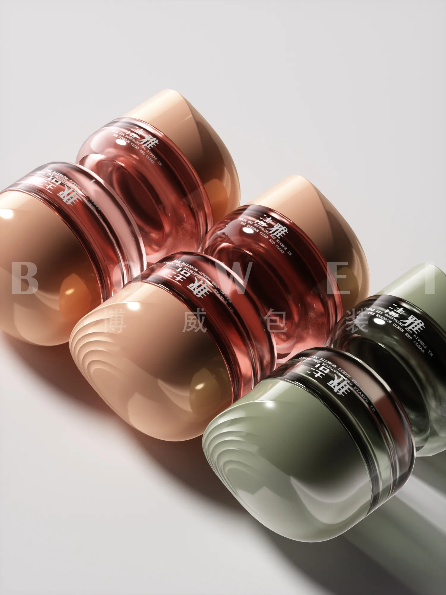 Glass Bottle Set-- BW093 - Product Details 4
