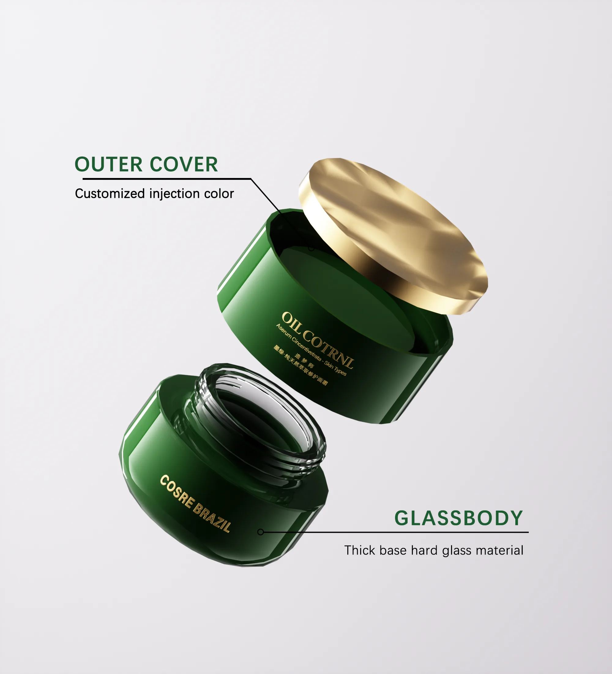 Glass Bottle Set-- BW085 - Product Details 4