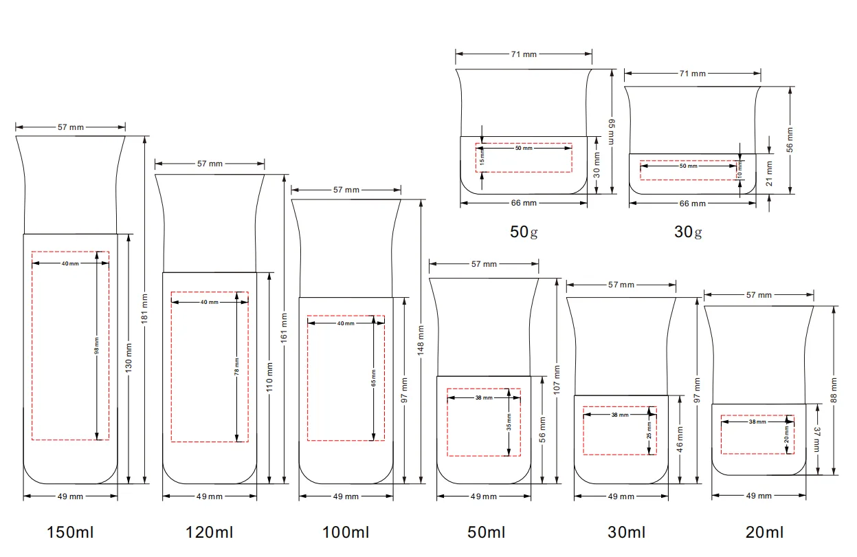 Glass Bottle Set-- BW092 - Product Details 7