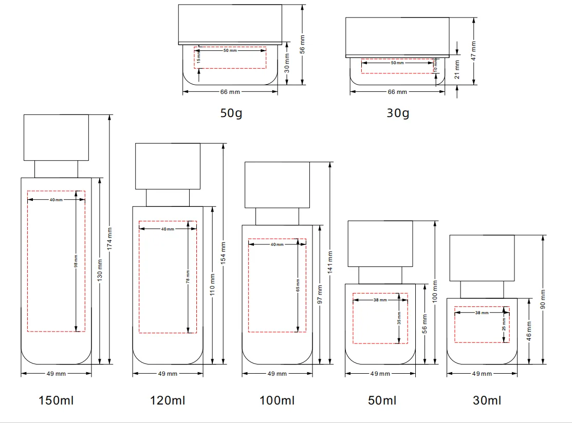 Glass Bottle Set-- BW091 - Product Details 7