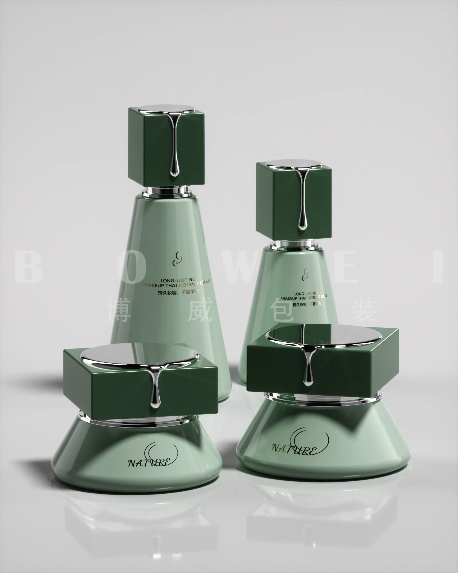 Glass Bottle Set-- BW074 - Product Details 4