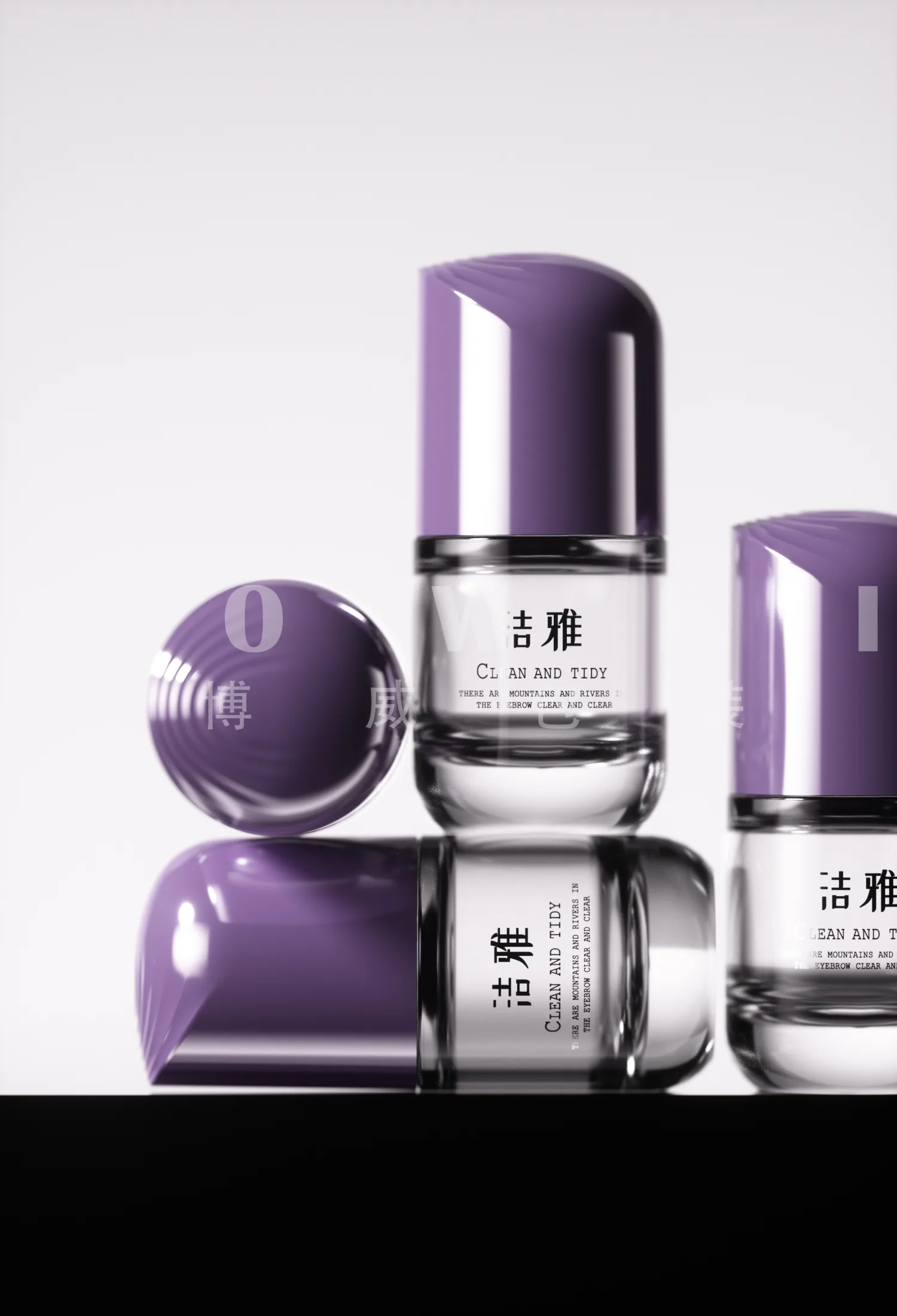 Glass Bottle Set-- BW093 - Product Details 3