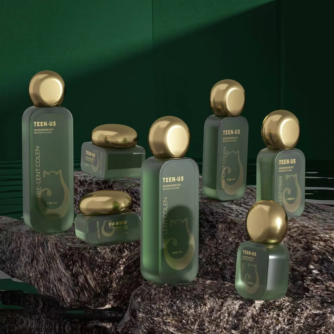 Glass Bottle Set-- BW024 - Product Details 2