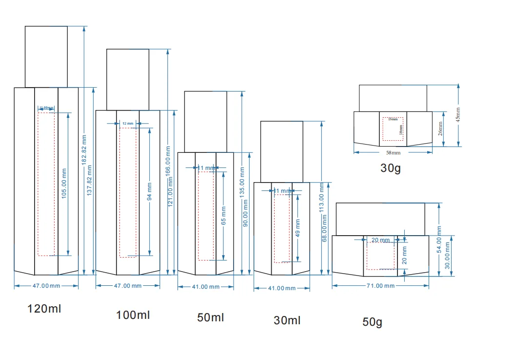 Glass Bottle Set-- BW033 - Product Details 6