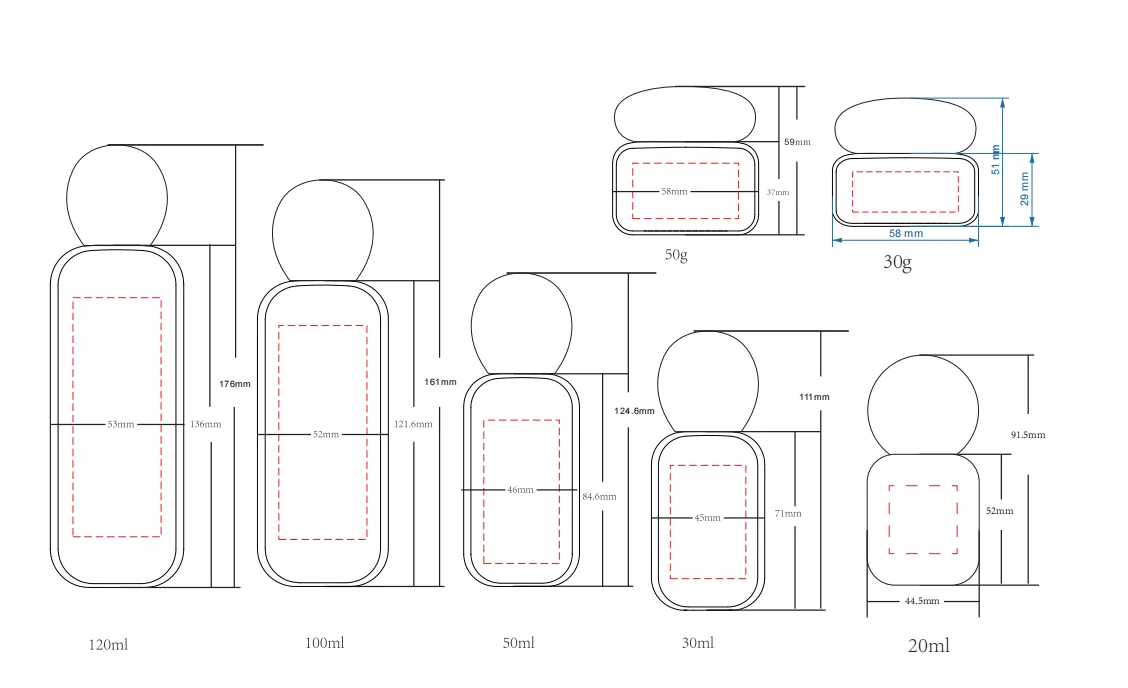 Glass Bottle Set-- BW024 - Product Details 6
