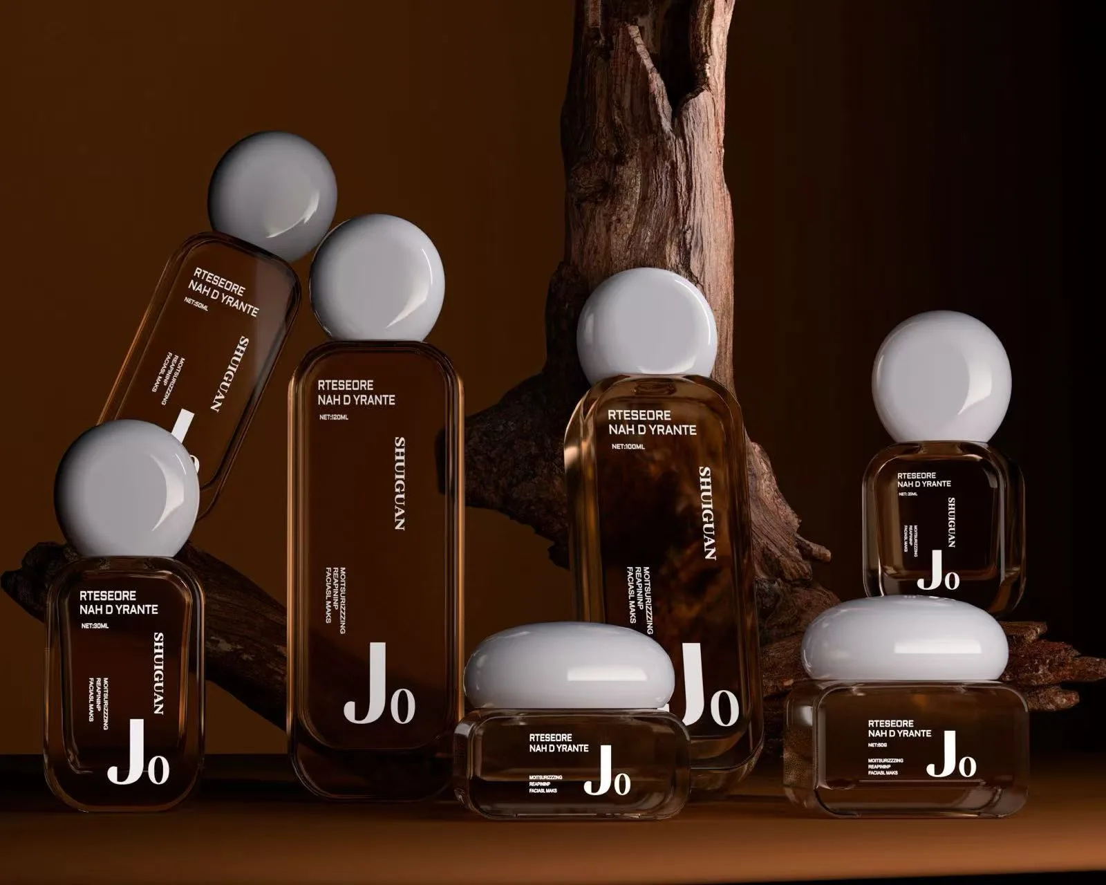 Glass Bottle Set-- BW024 - Product Details 3